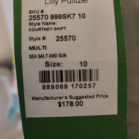 NWT Lilly Pulitzer Courtney Shift Dress - Picture 3 of 3